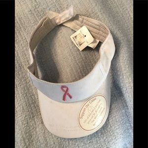 Breast cancer awareness visor